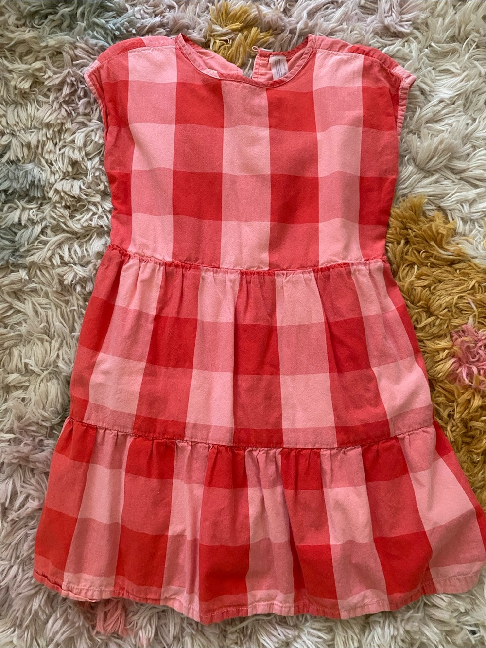 Primary Gingham dress